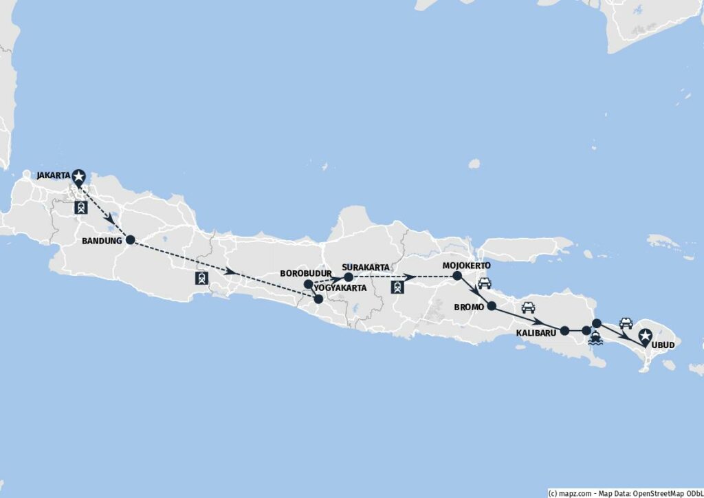 Java Rail Explorer | Over 50s, Small Groups